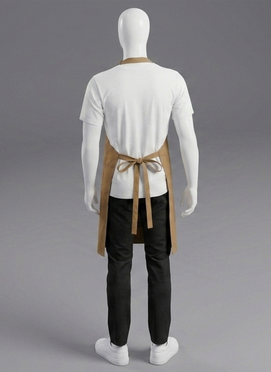 SIGNATURE CHEF APRON - CHESNUT - Gambar 3