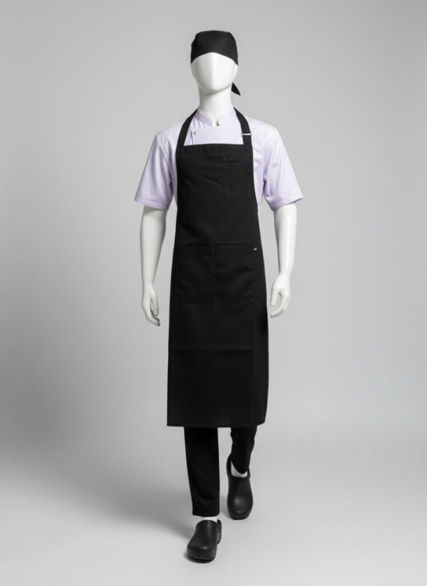 SIGNATURE CHEF APRON - BLACK