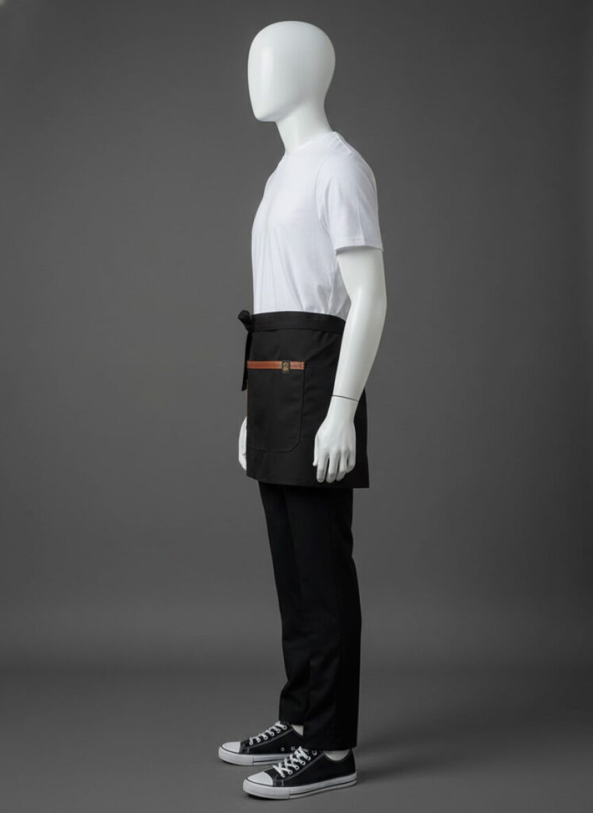 PRESTIGE WAIST APRON - BLACK